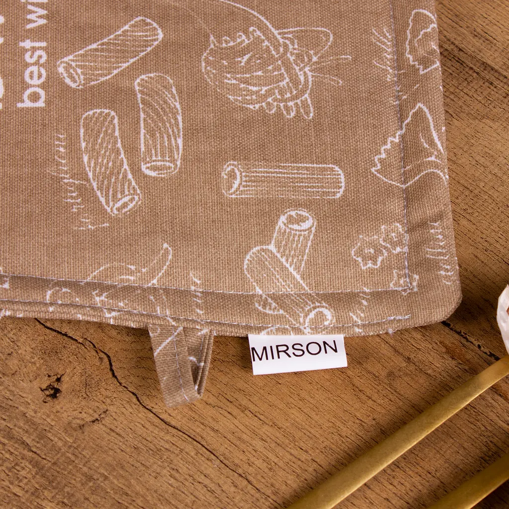 Прихватка MirSon №202 Brown paste, 17х17 см, коричнева (2200006753858) - фото 2