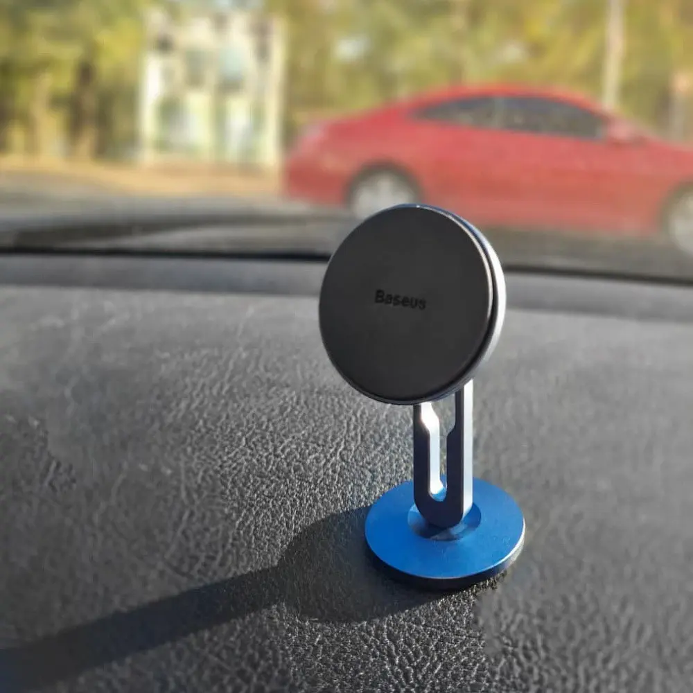 Автодержатель Baseus Hollow Magnetic Car Mount Vertical Type blue (28272) - фото 3
