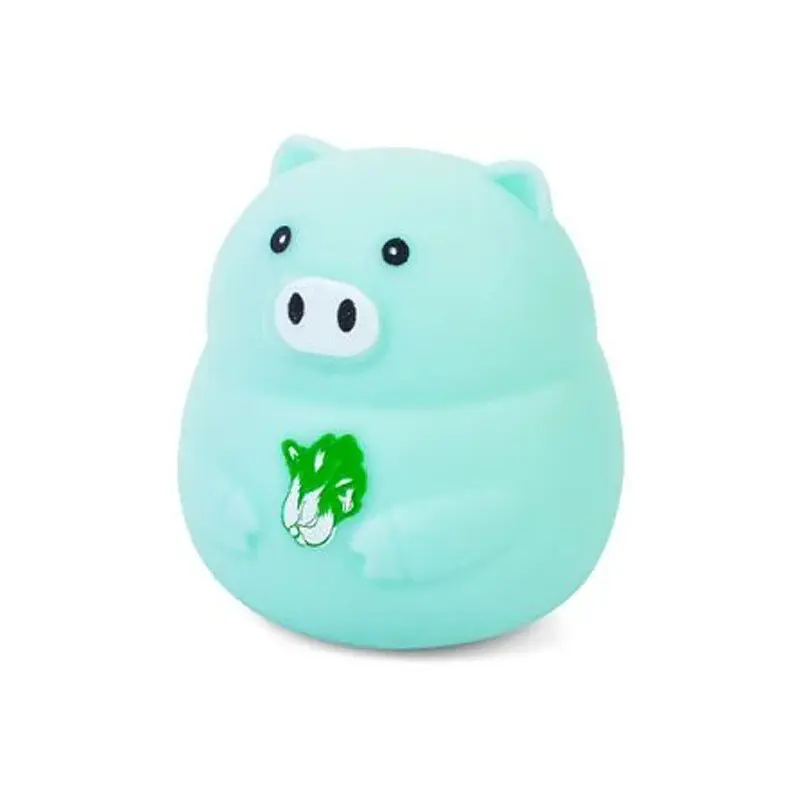 Дитяча іграшка-антистрес "Свинка" MS 3950(Turquoise) з борошном, 8 см