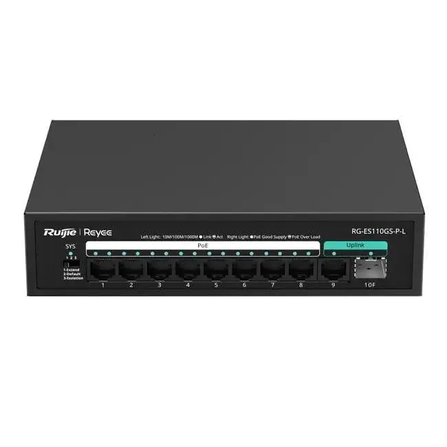 Комутатор Ruijie Reyee RG-ES110GS-P-L (RG-ES110GS-P-L) - фото 2