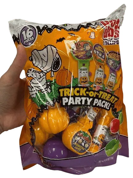 Набір льодяників Halloween Peanuts Pop Ups Lollipops 16шт, 127г - фото 5