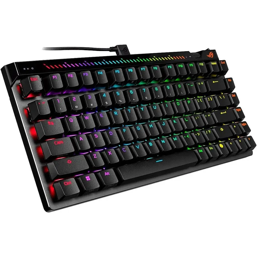 Клавіатура ASUS ROG Falchion Ace 75 HE HFX V2 Magnetic Switches USB-A EN RGB Black (90MP047H-BKUA20) - фото 2