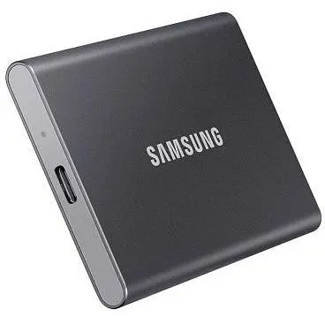 Зовнішній SSD накопичувач Samsung T7 500 GB Titan [MU-PC500T/WW] Gray [71859] - фото 5