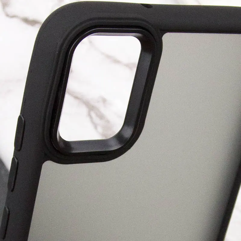 Чохол Epik TPU+PC Lyon Frosted для Samsung Galaxy A05 Black - фото 5