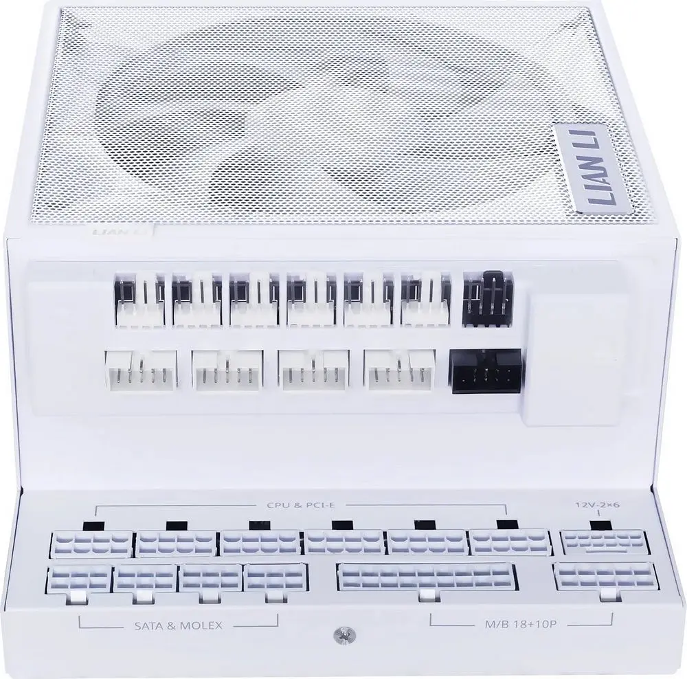 Блок живлення Lian Li Edge Gold 1200W White with Hub, EU Cord (G9P.EG1200G.WH00.EU)