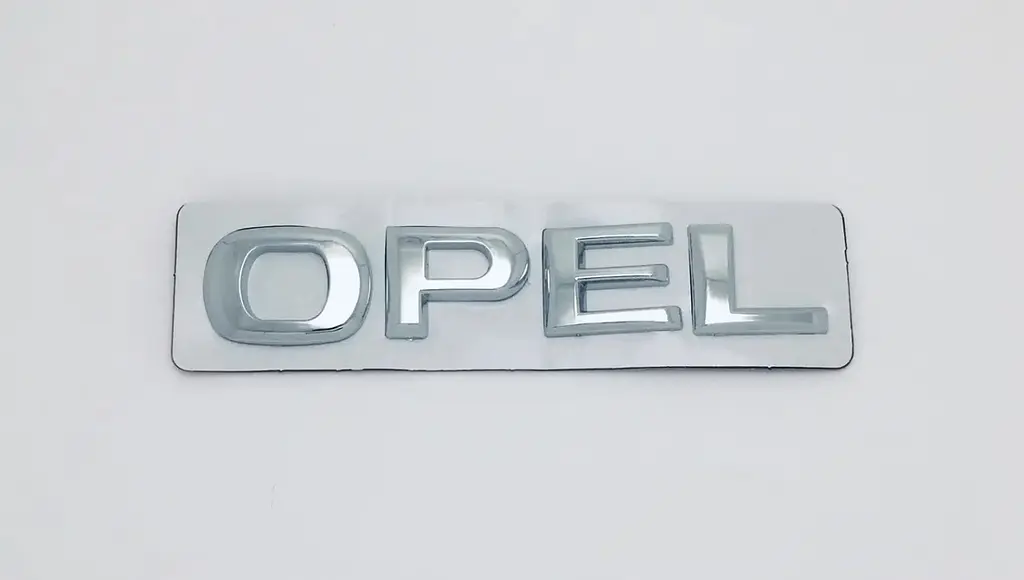 Емблема-напис Opel 112x20 мм Хромований пластик на стрічці (заводська) - фото 3