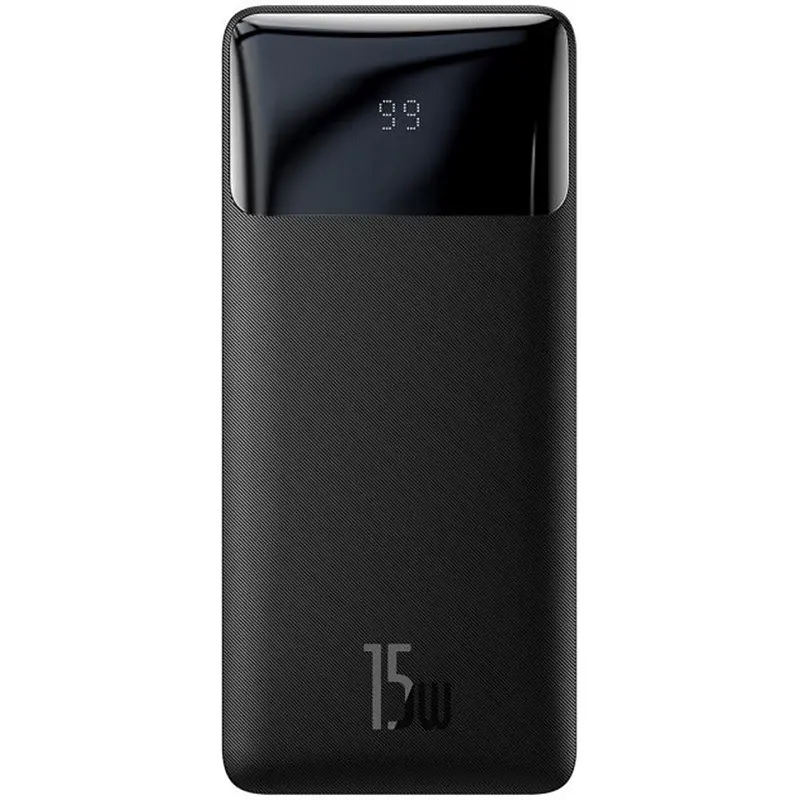 Портативный аккумулятор Baseus Bipow Digital Display 10000 mAh 15W (PPDML-I01) черный - фото 2