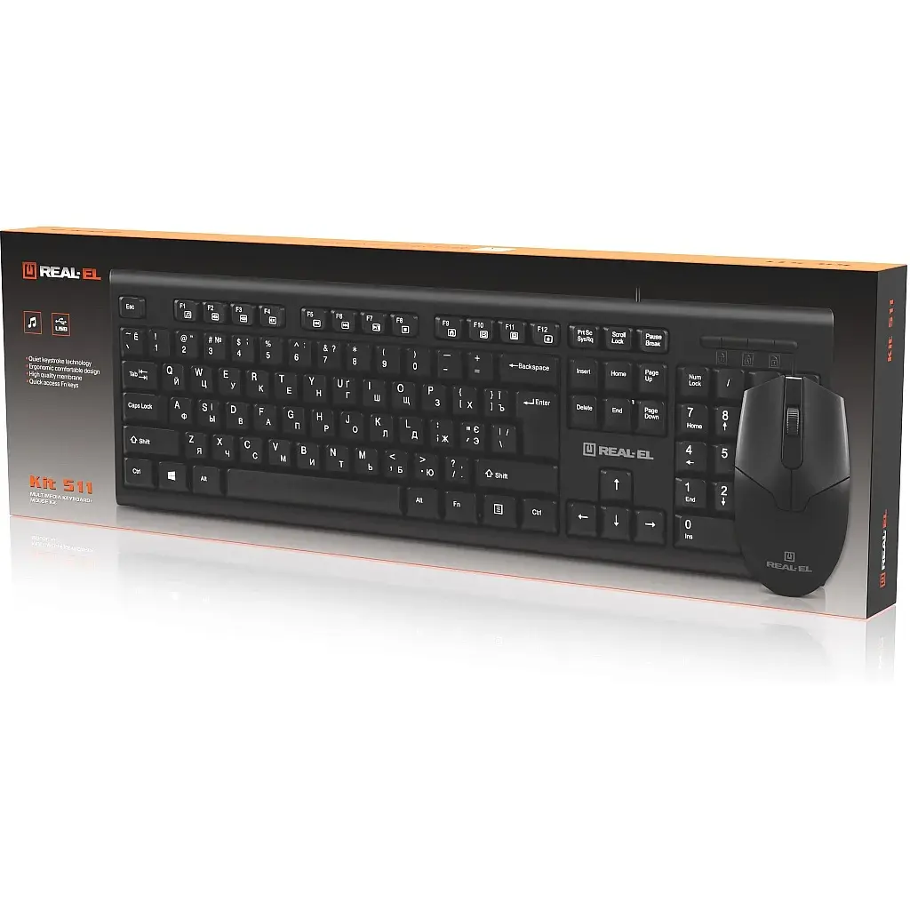 Комплект REAL-EL Kit 511 USB Black (EL123100052) - фото 12