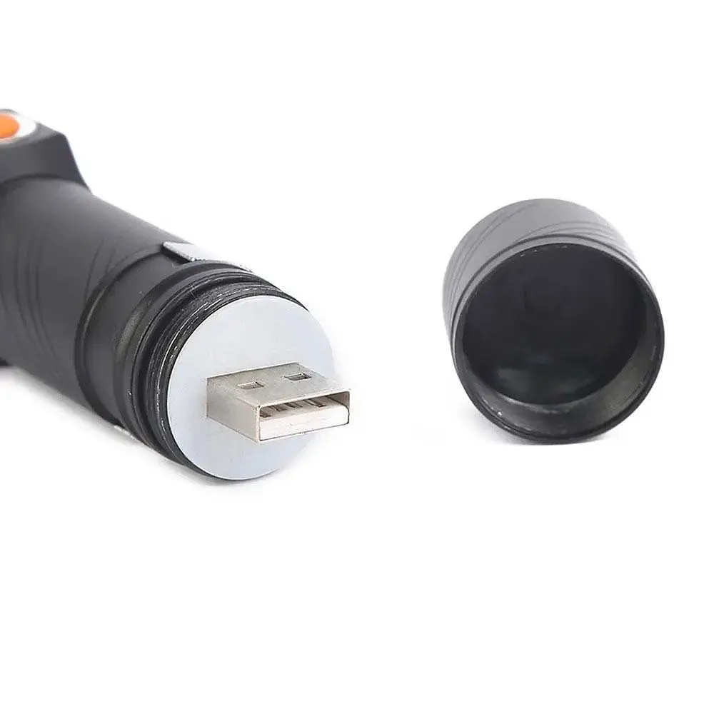 Комплект фонарик ручной USB и крепление для фонарика на велосипед X-Balog BL-616-T6 - фото 4