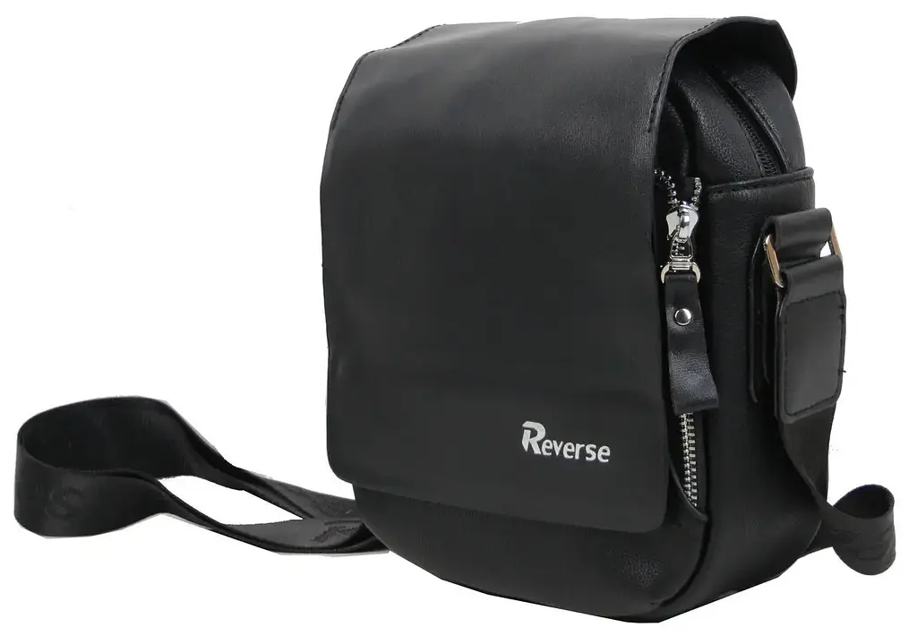 Сумка чоловіча-планшетка Reverse 19x22x8 см Чорний (F513 black) - фото 3