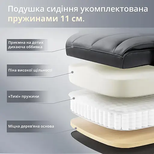 Офісне крісло GT Racer чорне (B-2511 Fabric Black) - фото 9