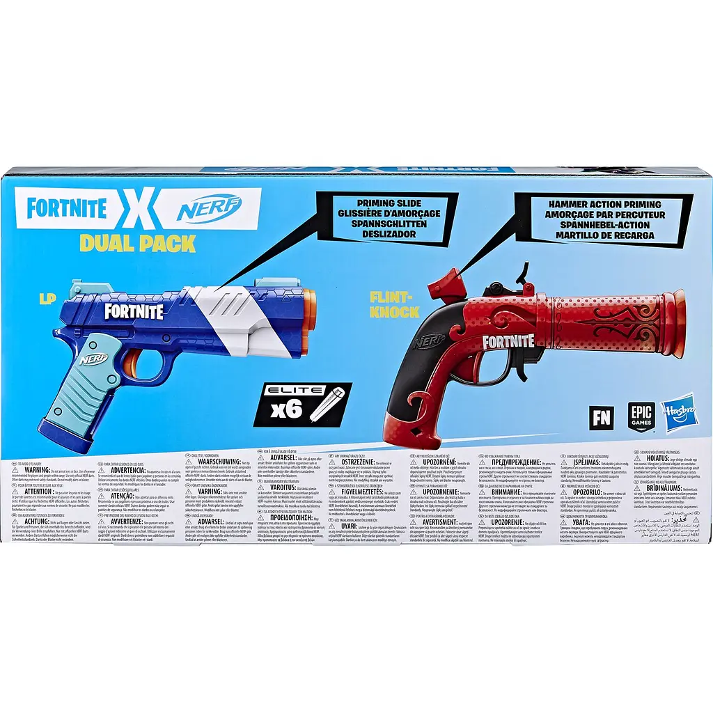Набір з двох іграшковий бластерів Hasbro Nerf Fortnite Dual Pack (F62430) - фото 5