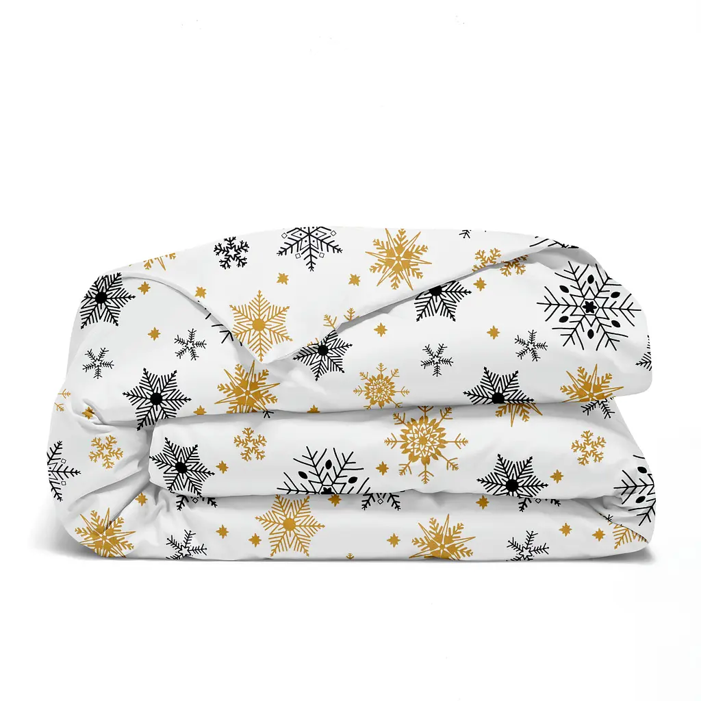 Дитяча постіль без простирадла фланель SNOWFLAKES CS4 COSAS (4822052480755) - фото 4