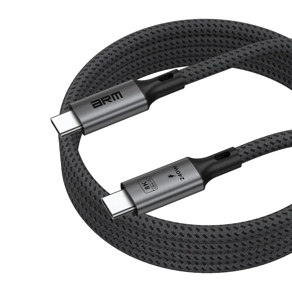 Кабель ArmorStandart USB 4.0 USB-C - USB-C 240W 8K 60hz 40Gbps 1m Black (ARM81921) - фото 5
