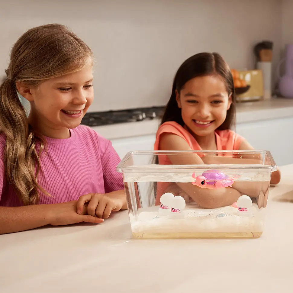 Интерактивный игровой набор Мама черепаха с сюрпризом Pets & Robo Alive 9560 "Mama & Baby Surprise" - фото 7