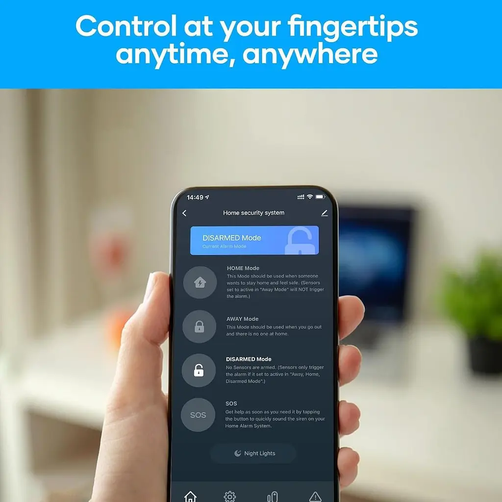 Комплект Wi-Fi сигналізації AGSHOME 8-в-1 для дому, Smart Life - фото 6