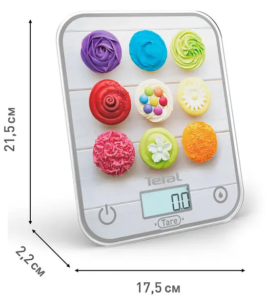 Ваги кухонні Tefal BC50D4V0 Optiss Cake Pops - фото 7