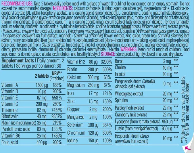 Мультивітаміни для Жінок Multivitamin for Women - 60 таб - фото 2