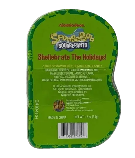 Цукерки Boston America SpongeBob SquarePants Let’s Shellebrate 34г - фото 2
