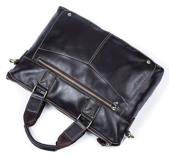 Чоловіча шкіряна сумка Vintage 39х26,5х5 см sum0015582 - фото 5