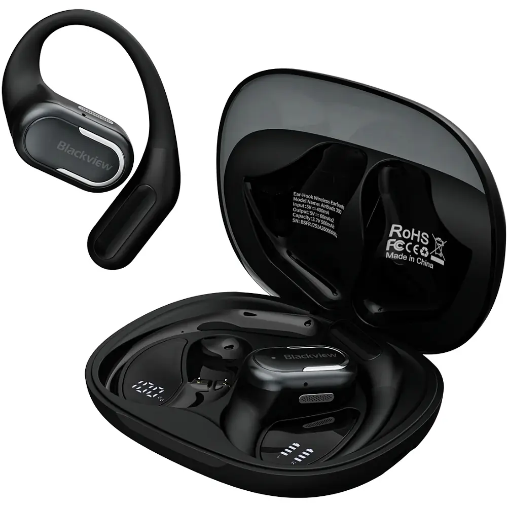 Навушники TWS Blackview AirBuds 300 Obsidian Black - фото 3