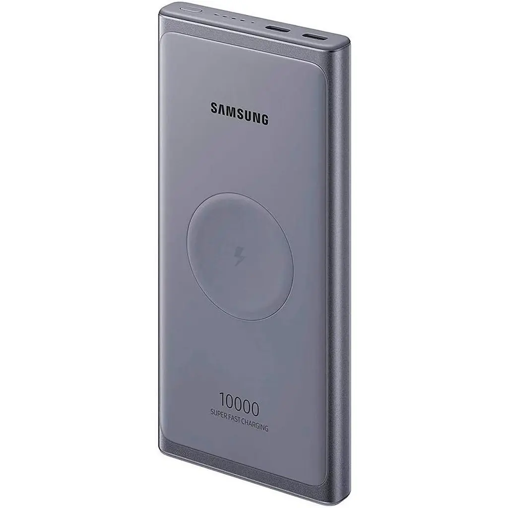 Зовнішній акумулятор Samsung Wireless 10000mAh Gray [EB-U3300XJEGEU] [101849] - фото 1