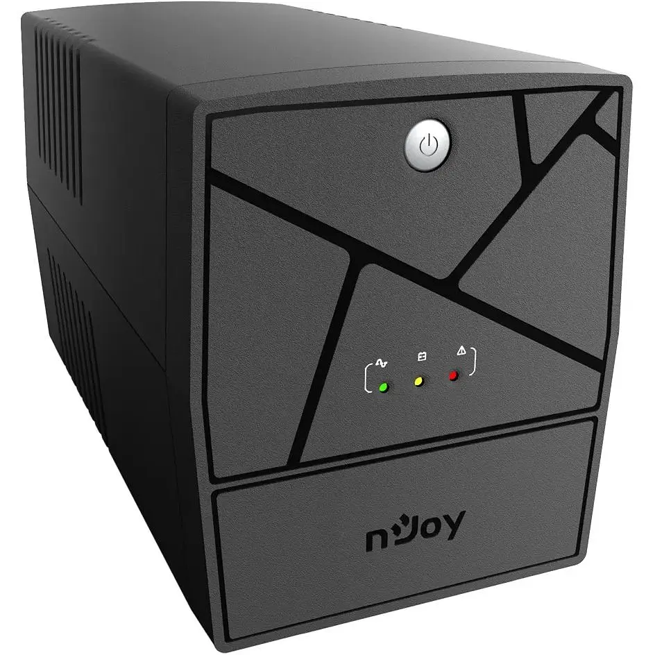 Джерело безперебійного живлення NJOY Keen 1500 (UPLI-LI150KE-CG01B) Lin.int., AVR, 4 x евро, пластик - фото 2