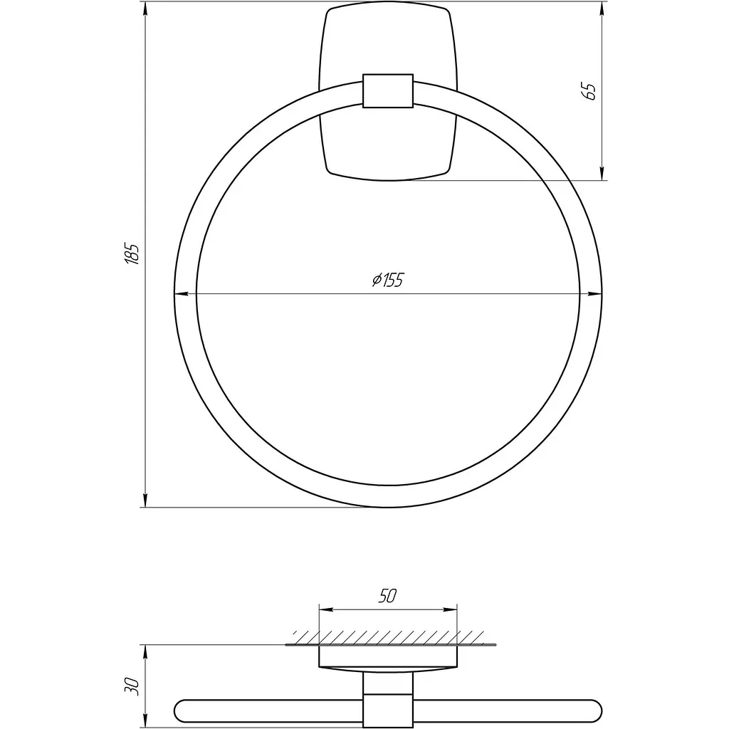 Тримач рушників Perfect Sanitary Appliances RM 1003 - фото 2