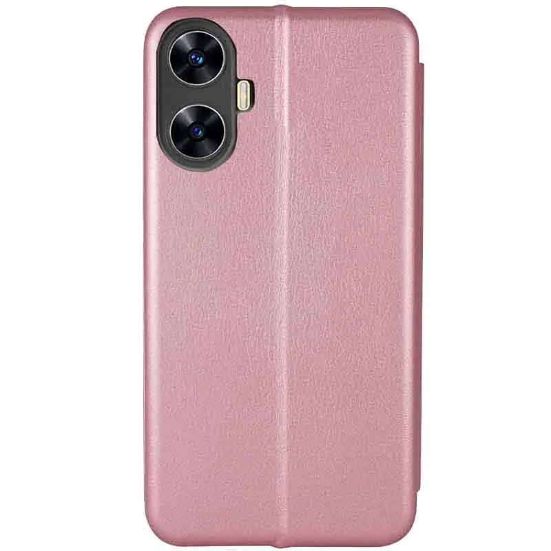 Шкіряний чохол-книжка Classy для Realme C55 Rose Gold - фото 2