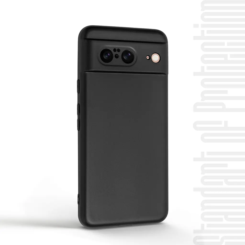 Чехол-накладка для смартфона Google Pixel 8 противоударный, силиконовый, термополиуретановый (ТПУ), с защитой камеры и корпуса, черный, защита всего корпуса, ArmorStandart (ARM77459) - фото 2