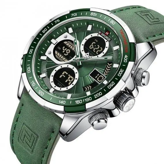 Годинник чоловічий наручний Naviforce Fly ArmyGreen - фото 2