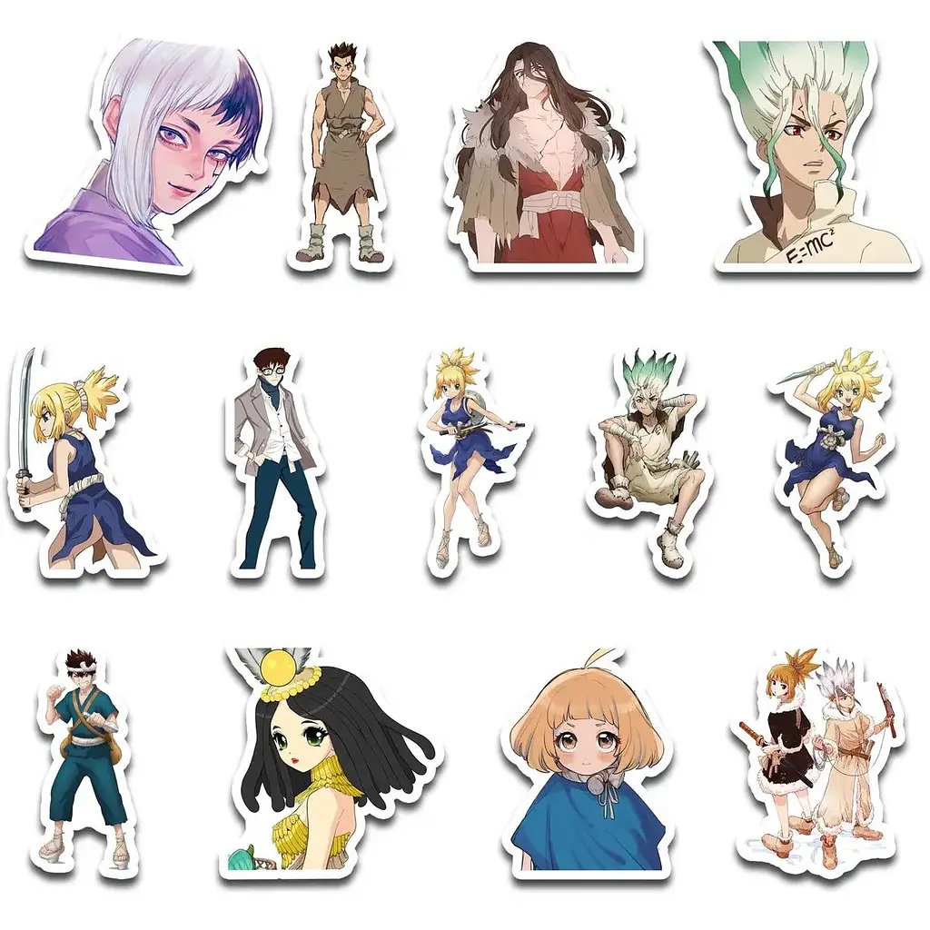 Стікерпак набір наклейок G-Toys Dr. Stone 45 шт. (SP DS 01) - фото 3