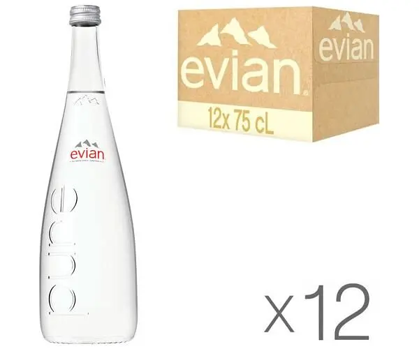 Evian, 0,75л, Евіан, Вода негазована, скло - фото 4