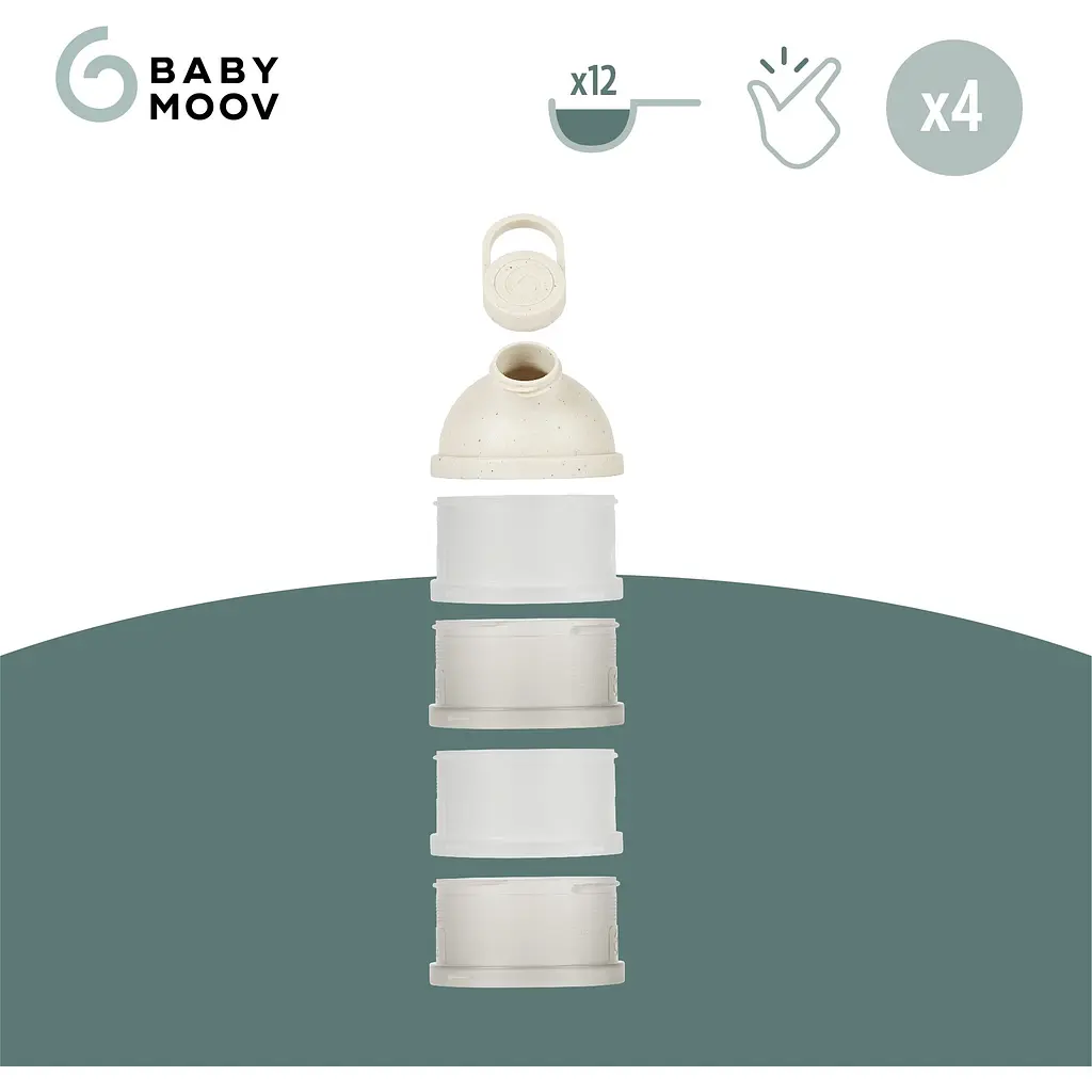 Набір контейнерів Babymoov Babydose Mineral Sand 60 мл х 4 шт. (A004215) - фото 3