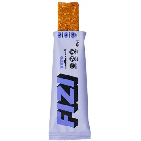 Протеїнові батончики Fizi Keto Protein Bar Vanilla + Salt 450 г (10 шт. x 45 г)  - фото 2