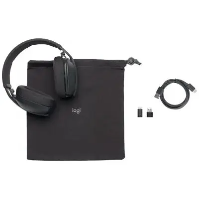 Навушники Logitech Zone Vibe for Business Wireless UC Graphite (981-001199) - фото 4