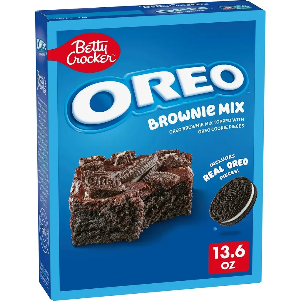 Суміш для випікання Betty Crocker Oreo Brownie Mix зі шматочками печива Oreo 385 г
