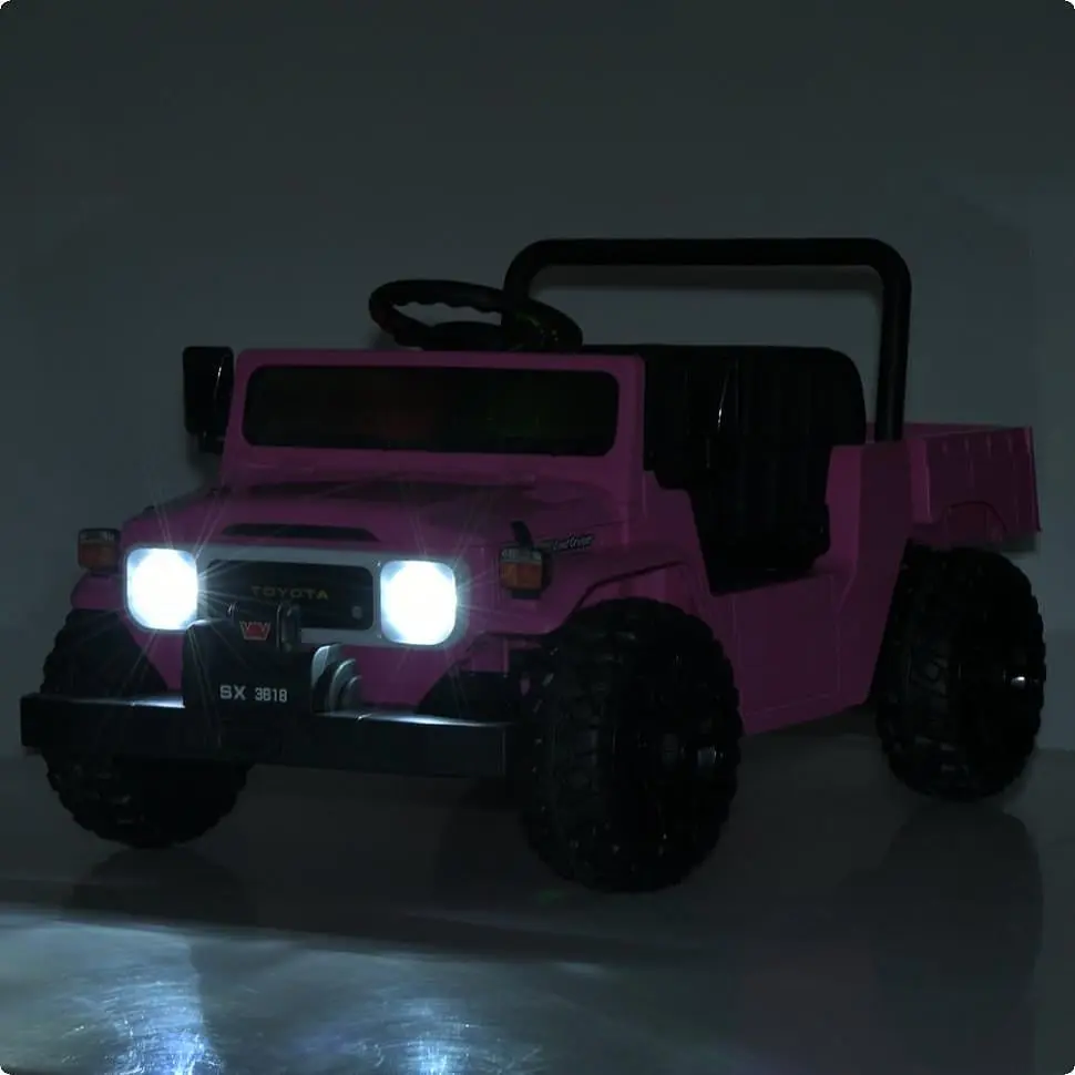 Дитячий електричний джип Bambi Toyota 12V одномісний до 50 кг Чорний (DE-169-E-907) - фото 11