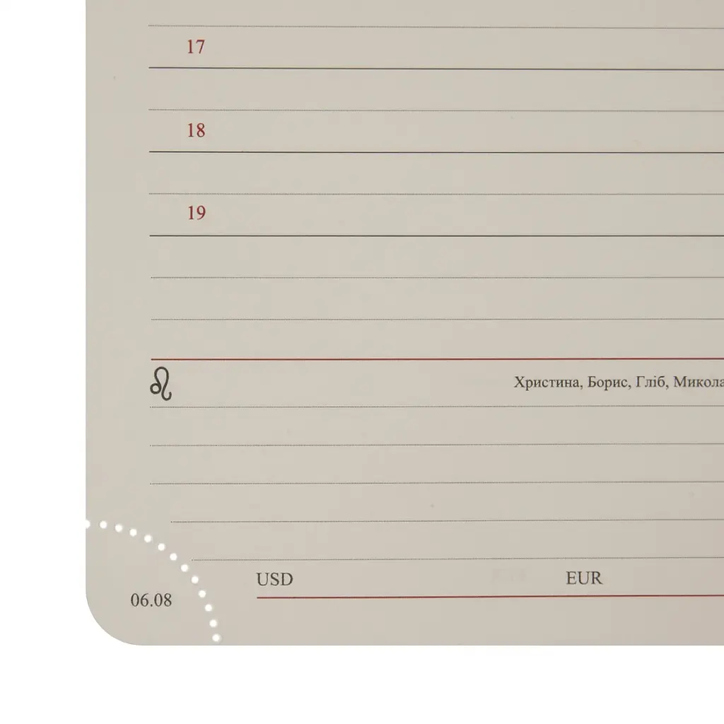 Записная книжка А6 Leo Planner Binario датирована 352 страницами (252651) - фото 10
