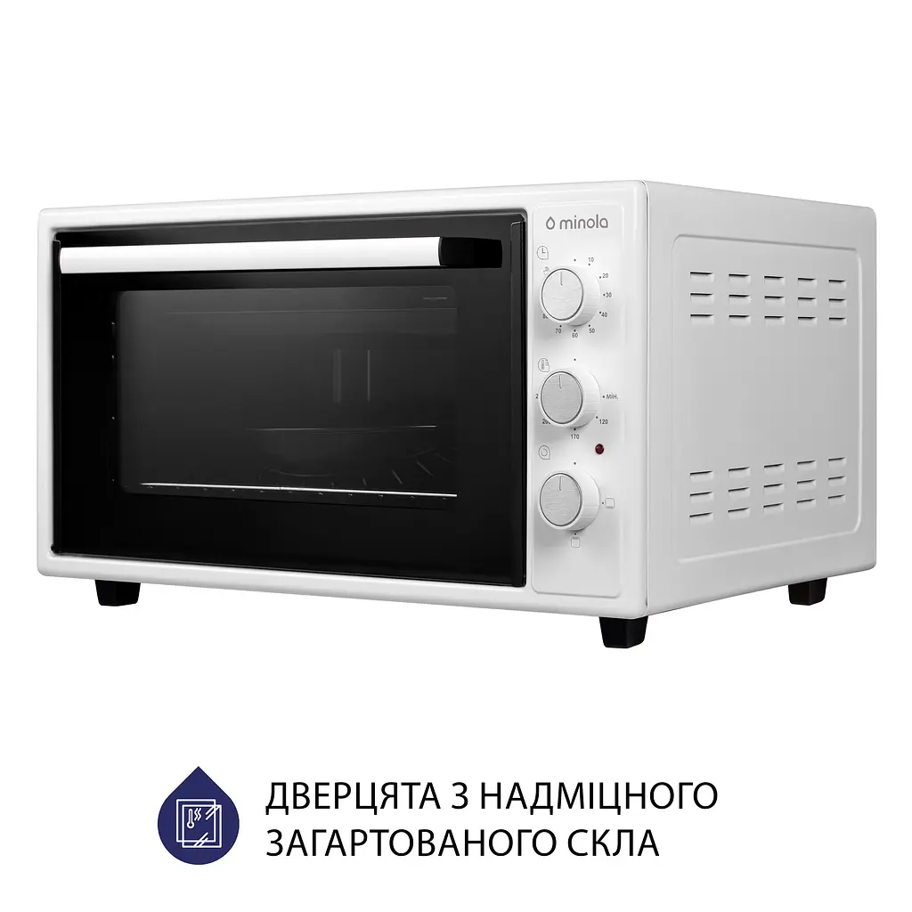 Електрична піч Minola FOE 4815 WH - фото 5
