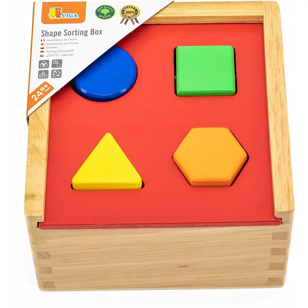 Деревянный сортер Viga Toys Геометрические фигуры (50844) - фото 3