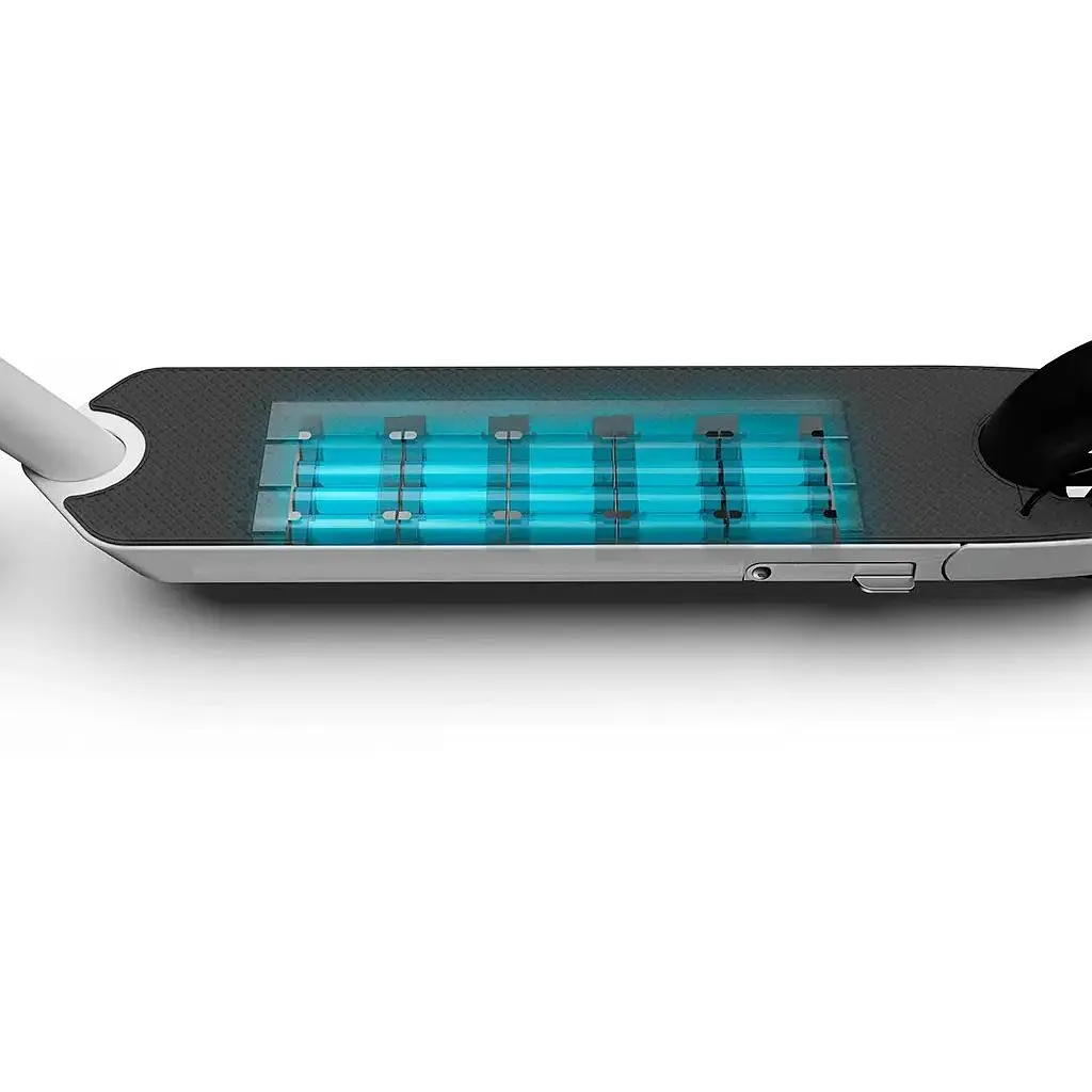 Електросамокат OKAI ES20 NEON складаний 300/600W 9.8Ah швидкість 25 км/год до 40 км NFC App колеса 8.5" навантаження 100 кг White - фото 8