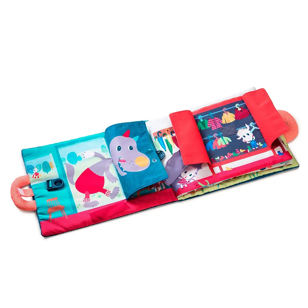 Розвиваюча м'яка книга Lilliputiens Вовк і семеро козенят (83080) - фото 3