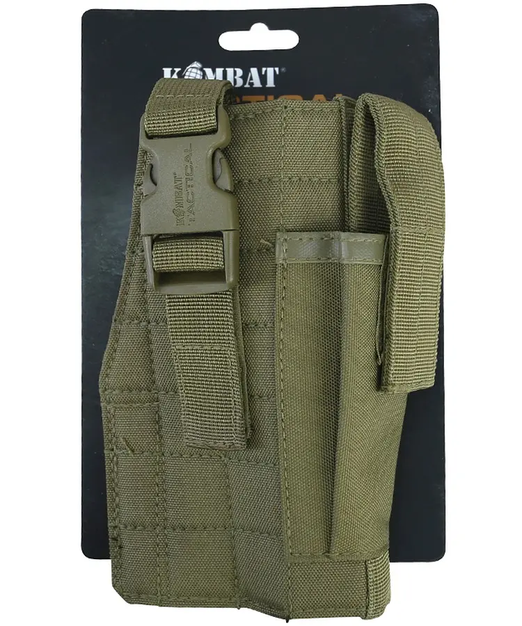Кобура під пістолет Kombat UK Molle Gun Holster Зелений (KB-MGH-COY) - фото 2