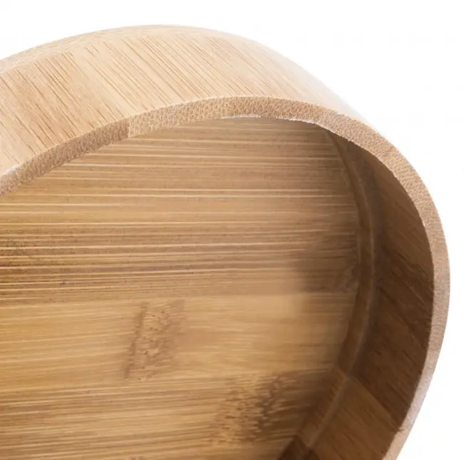 Кошик для сміття Yoka Bin Black Bamboo 3л. для ванної кімнати CH.BIN-BLK, Чорний матовий - фото 7