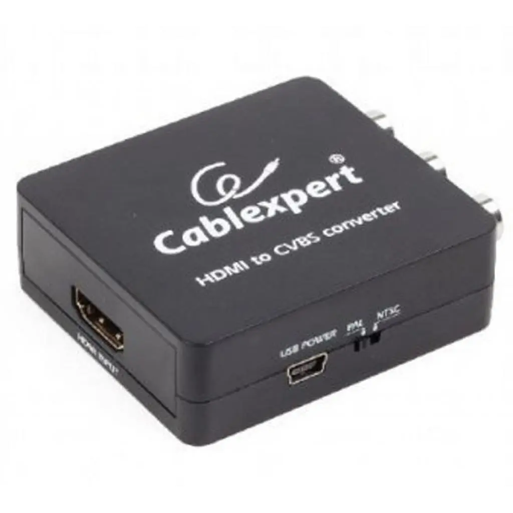 Конвертор HDMI to 3 x RCA Cablexpert (DSC-HDMI-CVBS-001) - фото 2