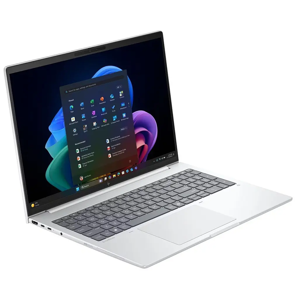 Ноутбук HP 16 EliteBook 8 G1a WUXGA/AMD Ryzen 7 350/32GB/1TB/UMA/W11P/Silver (AD3T3ET) - фото 2