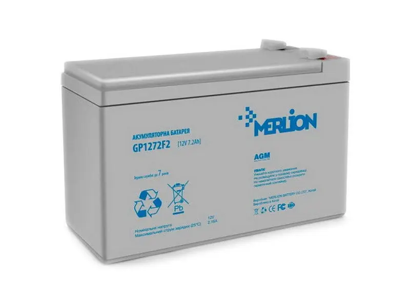 Акумулятор для ДБЖ MERLION 12V-7Ah (GL1270F2 GEL)