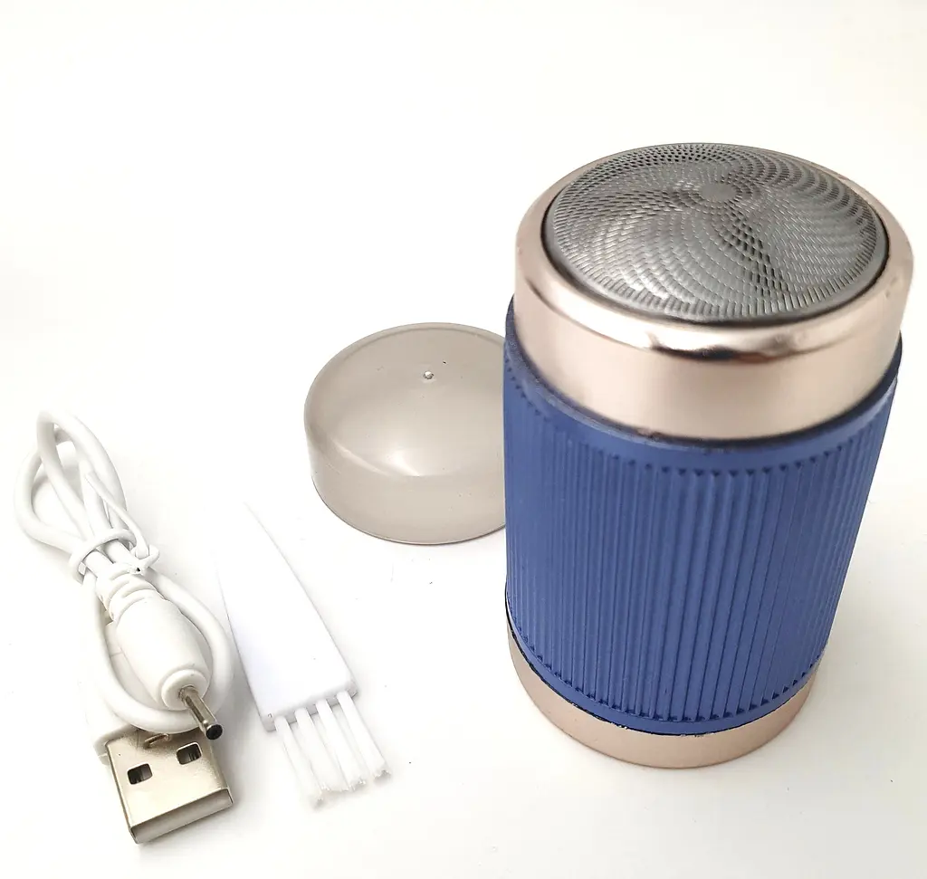Акумуляторна міні бритва епілятор дорожня USB електробритва бездротова роторна 5W BLAWLESS Portable Shaver HX-305 - фото 2
