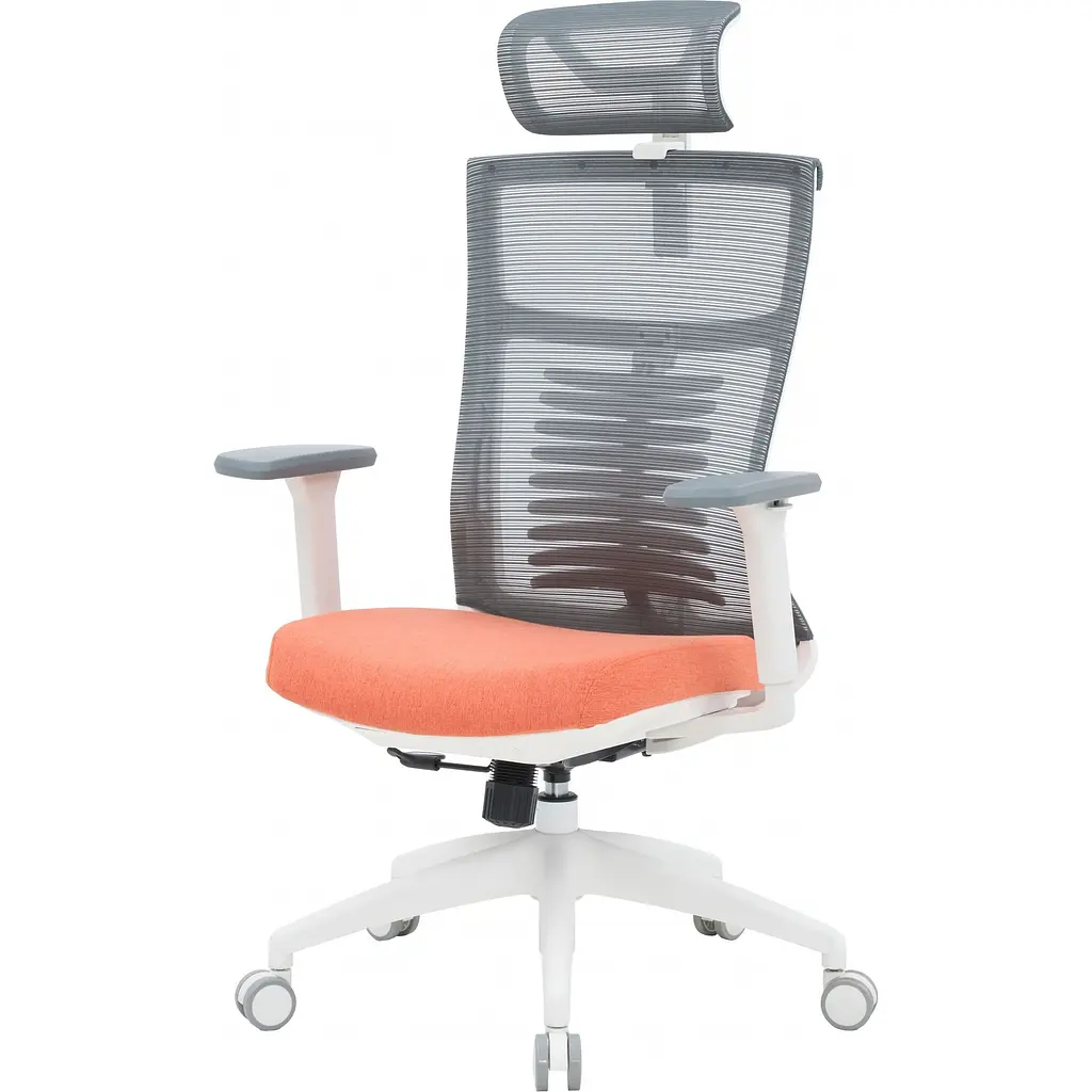 Офисное кресло OfficePro Balance OC550-W-DG-OR White/Dark Gray/Orange [148647] - фото 3